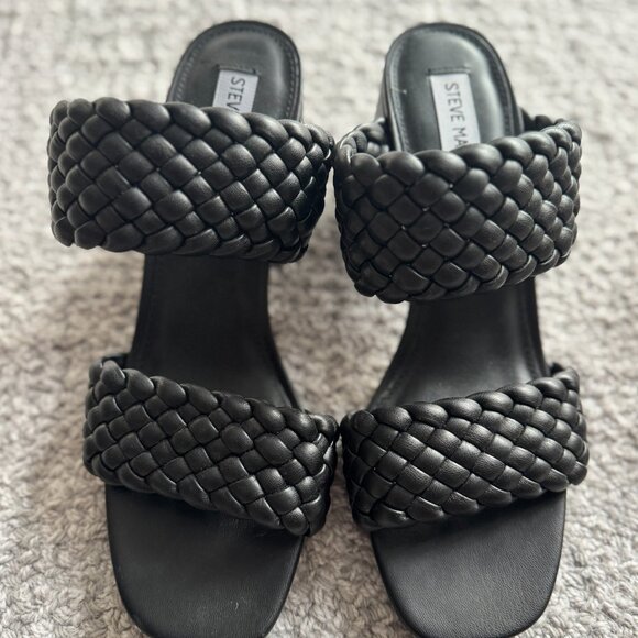 Steve Madden Daphnee Braided Block Heel Sandal - Size 10 - Picture 5 of 5